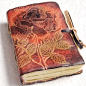 MINI Rose Journal by gildbookbinders on deviantART