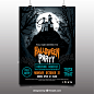 Halloween Party Posters I  Designed for Freepik : Halloween Party Posters