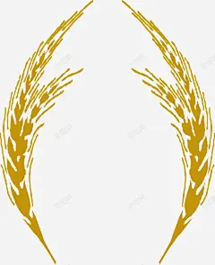 稻穗对称图标 麦穗 麦穗图标 UI图标 设计图片 免费下载 页面网页 平面电商 创意素材