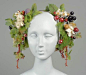 配飾｜維多利亞時代的Headdress，這種一頭花花看起來好爽啊- - O网页链接