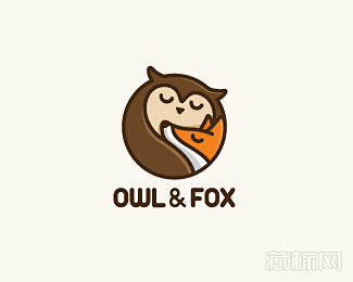 Owl and Fox狐狸和猫头鹰log...