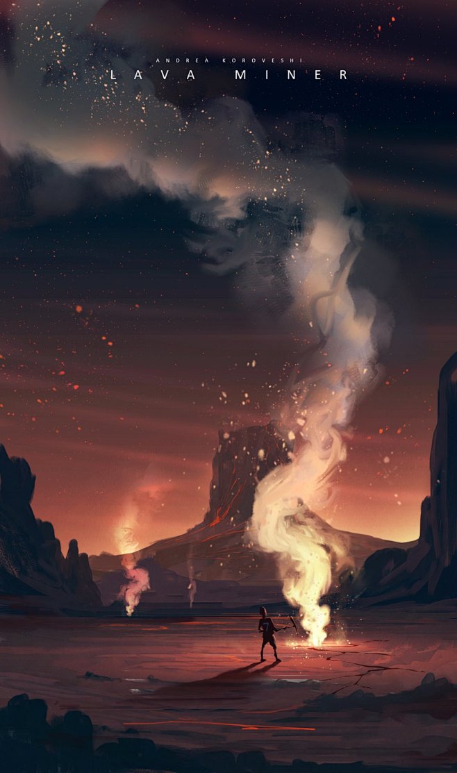 Lava miner, Andi Kor...