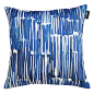 【Bailand】0395蓝色条纹印花样板房腰枕抱枕沙发靠垫抱枕套