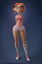 Cute Girl, Vincent Dromart : Happy New Year everyone! This is my first post of 2018!
A really cool collab with Armando Brown who did the sculpt. Please follow his work!
It was also my first render using Renderman 

https://www.artstation.com/artwork/VRXxN