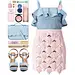 A fashion look from September 2016 featuring frill crop top, short pink skirt and nubuck leather shoes. Browse and shop related looks.