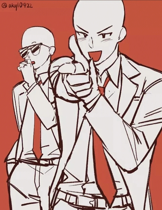 双人人模#参考#绘画#情侣 #双人#模板#cp#教程 版权归作者所有，侵删