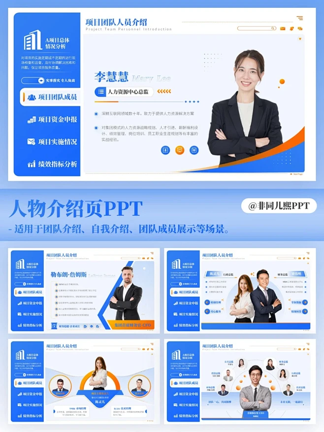 超赞人物介绍PPT模板，小白也能轻松上手！ - 小红书