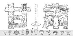 香沫咖啡奶茶采集到线描商业包装插画
