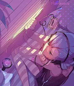 甜美粉色系少女插画，整体画面体现出故事感！

插画师 Marmaladica ​​​​