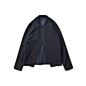 [101]Unawares 15-16AW NYLON CUT JACKET/NAVY