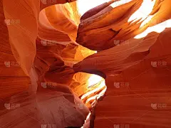 彩色羚羊峡谷在佩奇，亚利桑那州，美国