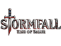 英文游戏logo 欧美魔幻风 Stormfall Rise of Balur