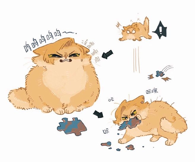 人设狗终于凑够十图了！是带翅膀的大猫猫合...