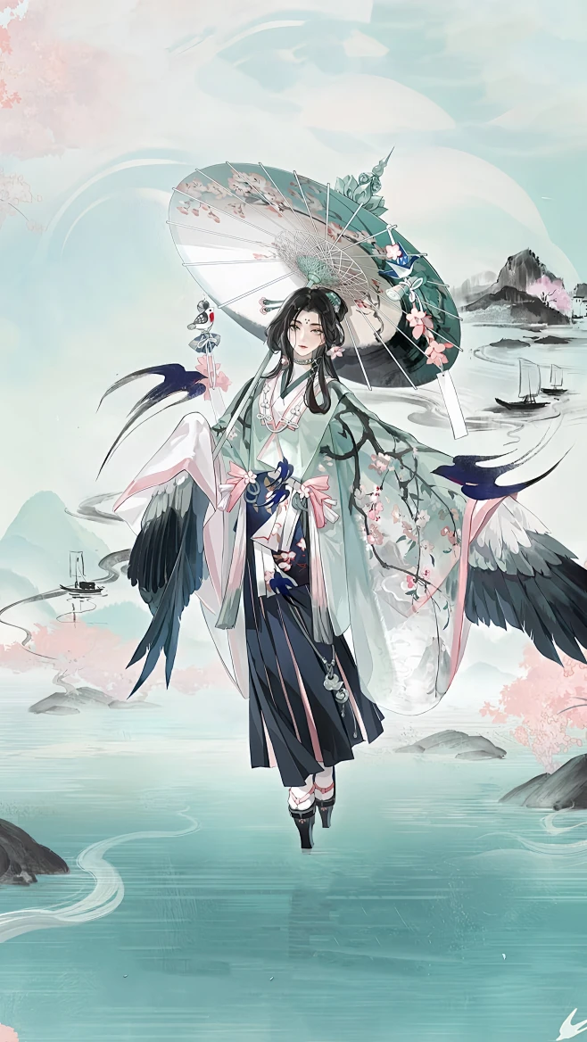 姑获鸟-花瓣网