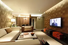 90平米温馨的小户型客厅装修效果图大全2012图片 #采集大赛#