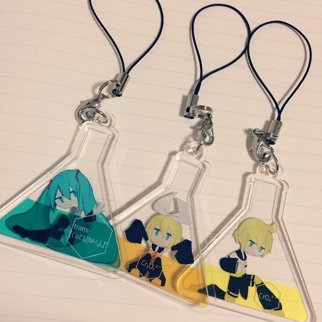 化学×ボカロアクリルストラップ