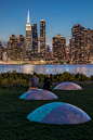 Hunter's Point South Waterfront Park : The park’s recently completed second phase offers New Yorkers an "urban wilderness;" pathways snake along the site’s contours and in between newly re-introduced wetlands and the water’s edge. Plantings enge