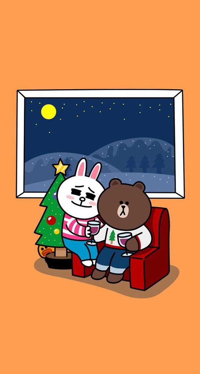 14:48:09iphone 壁纸 line cony brown 可妮 布朗line friendsmissy同
