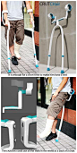 盲人智能拐杖 工业设计 细节 外观造型  创意灵感 配色  