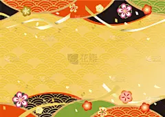 日本人,式样,枇杷,背景,材料,传统,贺卡,十二生肖,模板,中国