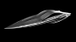 Water Living Form speed yacht conceptual sculpture by Andrea Bottigliero: