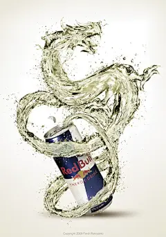 红牛饮料海报：Ferdi Rizkiyanto - PPLock锁定视觉