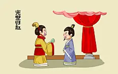 寓言故事卡通人物寓言成语故事配图素材
