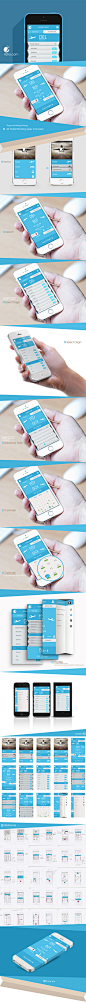 Air ticket booking App UX/UI Concept