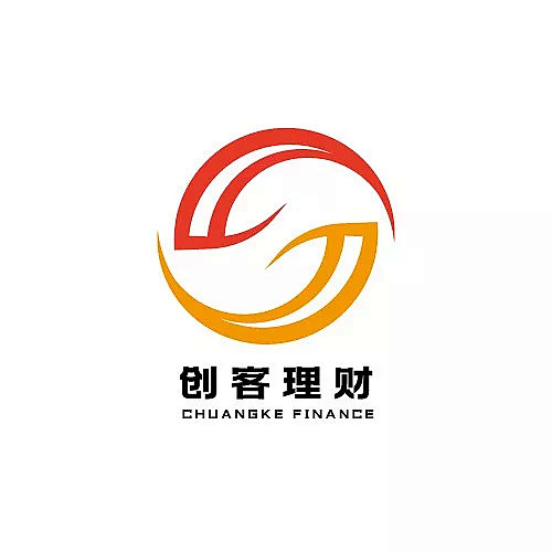 扁平简约金融理财行业logo