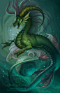 Zodiac Dragon . Capricorn by The-SixthLeafClover on deviantART