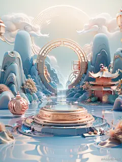 场景 堆友AI反应堆—AIGC行业大咖强烈推荐的多风格AI绘画生成器