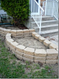 Front Yard Retaining Wall ~ DIY Newlyweds: DIY Home Decorating Ideas & Projects: 