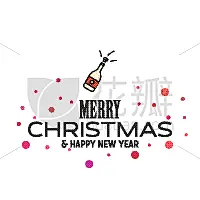 2019,斑点,新年前夕,华丽的,请柬,壁纸,雪,模板,问候