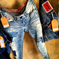 Destroyed denim patches for Summer 2015!!! #staffjeans #denimmakers #lovejeans #style #Fashion #SS2015 #destroyed