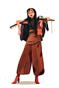 Gangster modern samurai girl