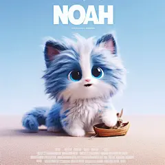 Disney在逃小猫❄️AI专属小猫的迪士尼海报