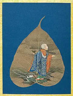菩提叶画，佛教绘画艺术珍宝！