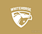 WHITEHORSE足球队logo设计