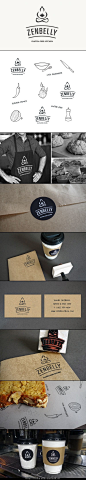 ZENBELLY! gluten free kitchen #identity #packaging #branding PD