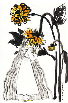 柒炎之夏采集到0水墨风插画