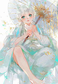 w莉香w采集到插画-赛璐璐女性