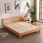 北欧日式榻榻米床 矮床简约现代1.5米实木双人床无床头床架无靠背-淘宝网