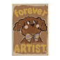 Labrapoodle 'forever Artist' Wall Poster