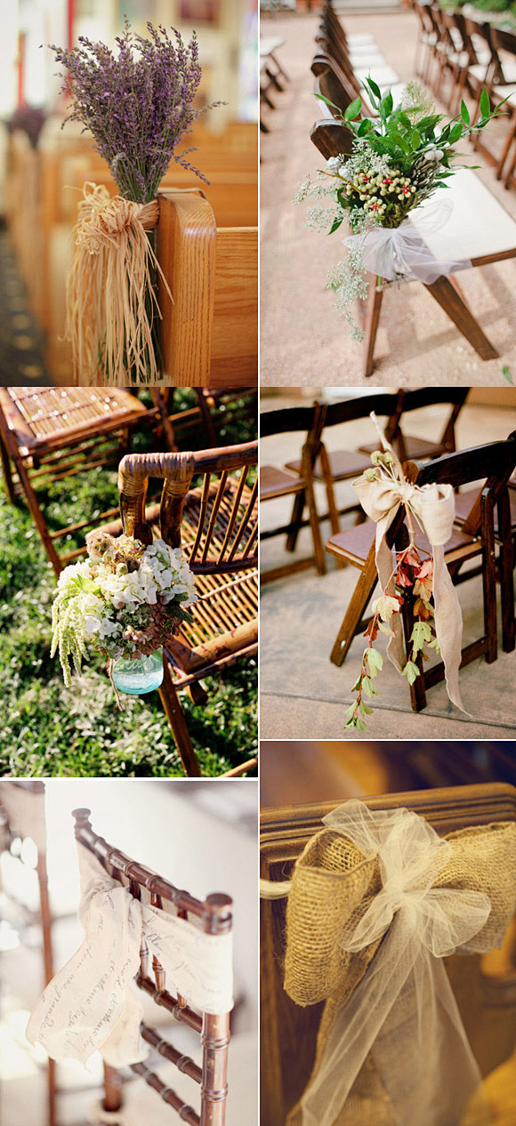 婚礼布置-户外婚礼，如何装饰椅子