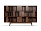 WORDSWORTH | Bookcase By Wood Tailors Club : Download the catalogue and request prices of Wordsworth | bookcase By wood tailors club, open freestanding walnut bookcase, wordsworth Collection