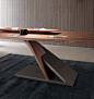 Rectangular wooden #table ZED - @itDreamDesign: 