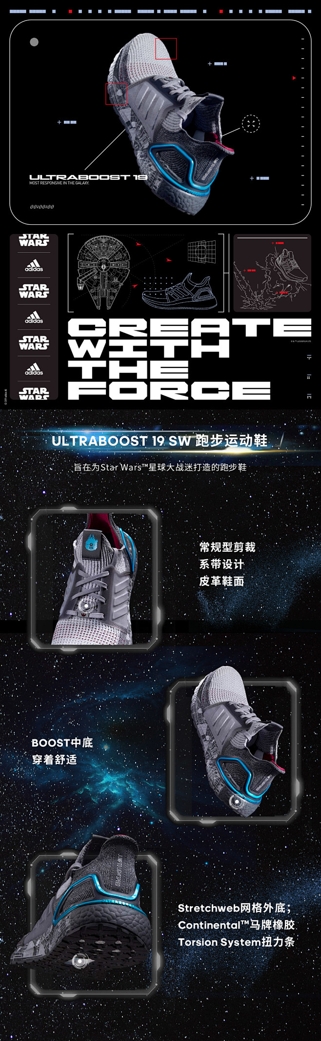 UltraBOOST 19 Star W...