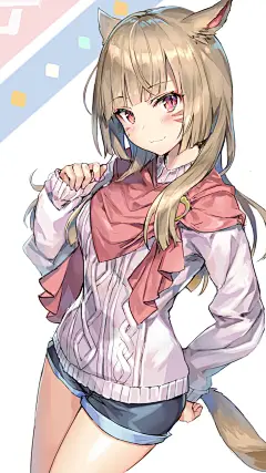 二次元美女性感美腿手机壁纸