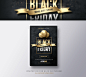 Black Friday ! Sale Flyers : Black Friday  Invitation | Psd , Psd file Available • All Elements Included • Psd Files • ( DIN A6 + bleeds ) • 300dpi CMYK Print Ready. Flyer / Affiche / Poster/ Invitation . Concept By @ creativeflyerz @romecreation "Cl