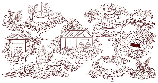 12987酿酒工艺_徐胖胖胖胖胖__插画...
